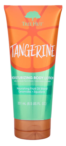 Tree Hut Tangerine Moisturizing Body Lotion front view 8.5 Fl Oz