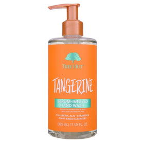 Tree Hut Tangerine Serum Infused Hand Wash front view with pump
