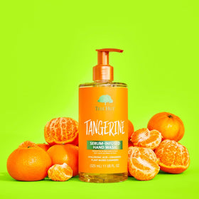 Tree Hut Tangerine Serum Infused Hand Wash packaging details
