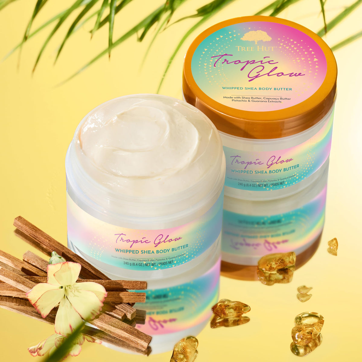Tree Hut Tropic Glow Whipped Body Butter 8.4 Oz packaging