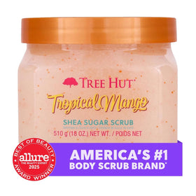 Tree Hut Tropical Mango Body Scrub with natural ingredients