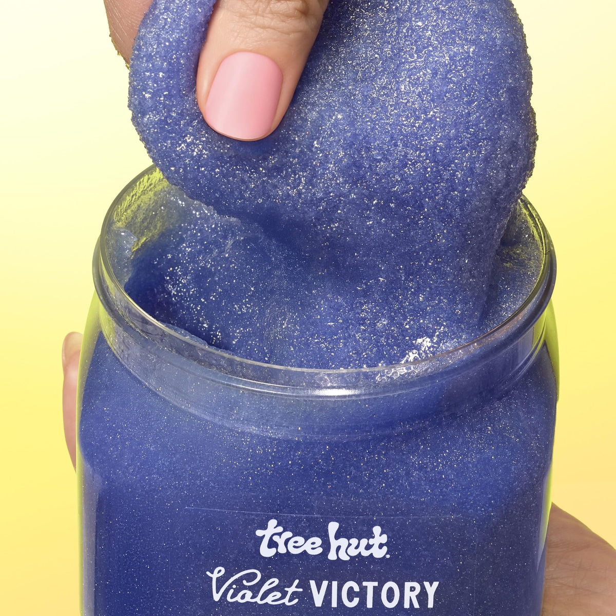 Tree Hut Violet Victory Body Scrub 18 Oz packaging