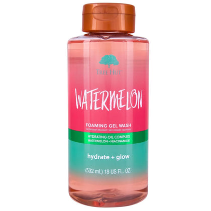 Tree Hut Watermelon Foaming Body Wash 18 Fl Oz front view