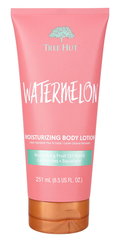 Tree Hut Watermelon Moisturizing Body Lotion front view 8.5 Fl Oz