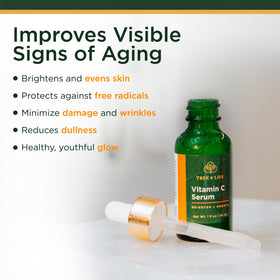 Tree of Life Face Serum Set on a bathroom counter