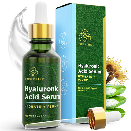 Tree of Life Hyaluronic Acid Serum front view 1 Fl Oz