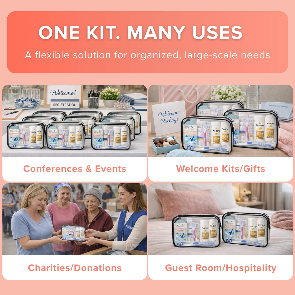 TREKTOTE kits ready for community giveaway event