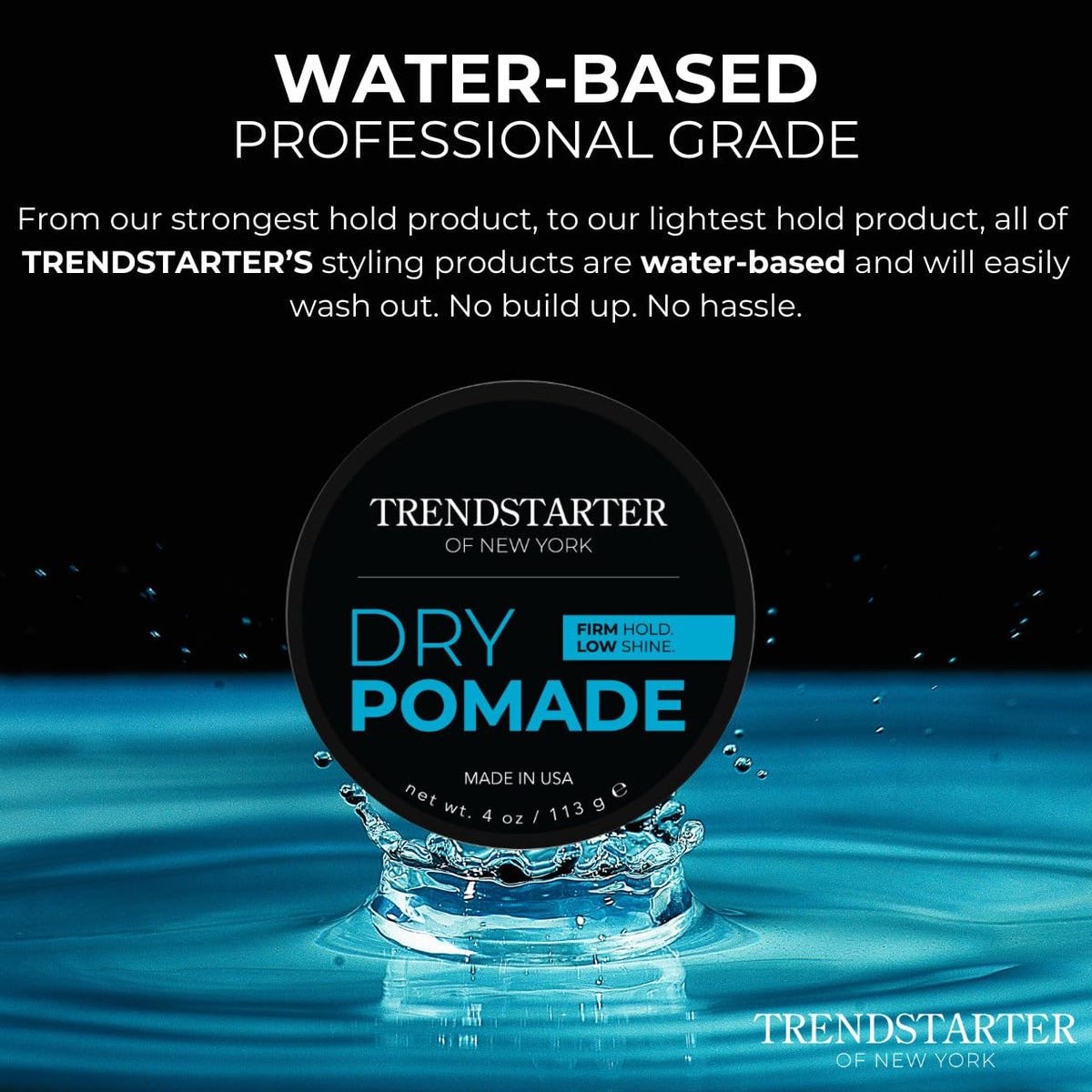 TRENDSTARTER Dry Pomade 4oz ingredients list