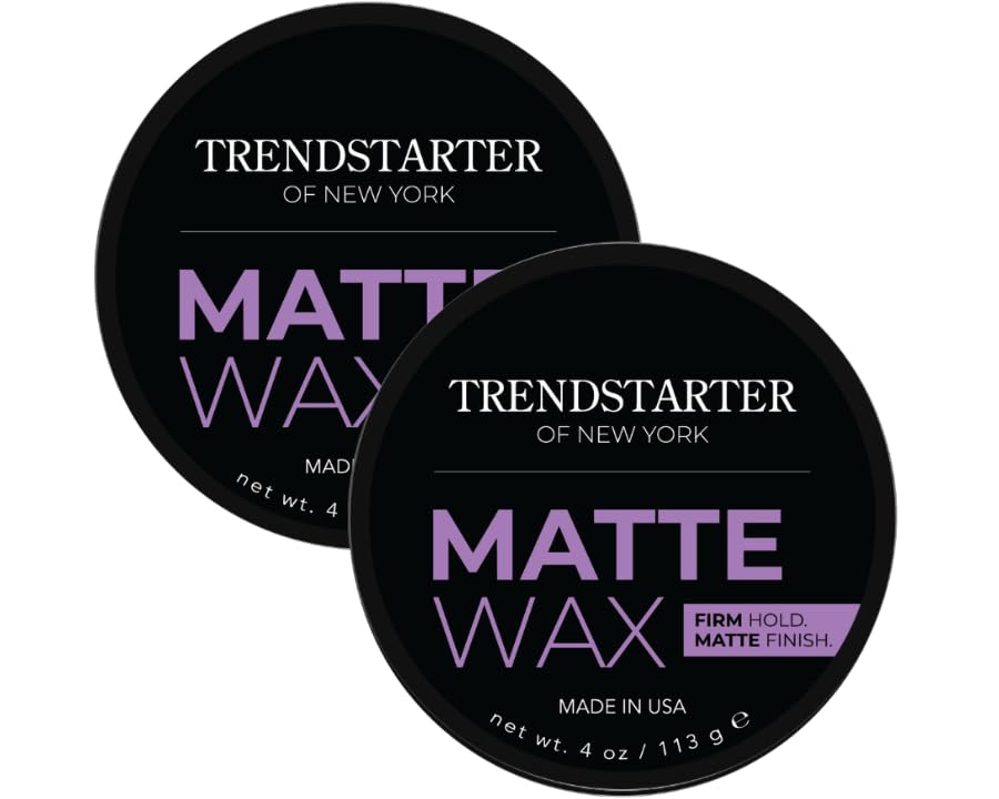TRENDSTARTER Matte Wax 4oz Pack of 2 front view