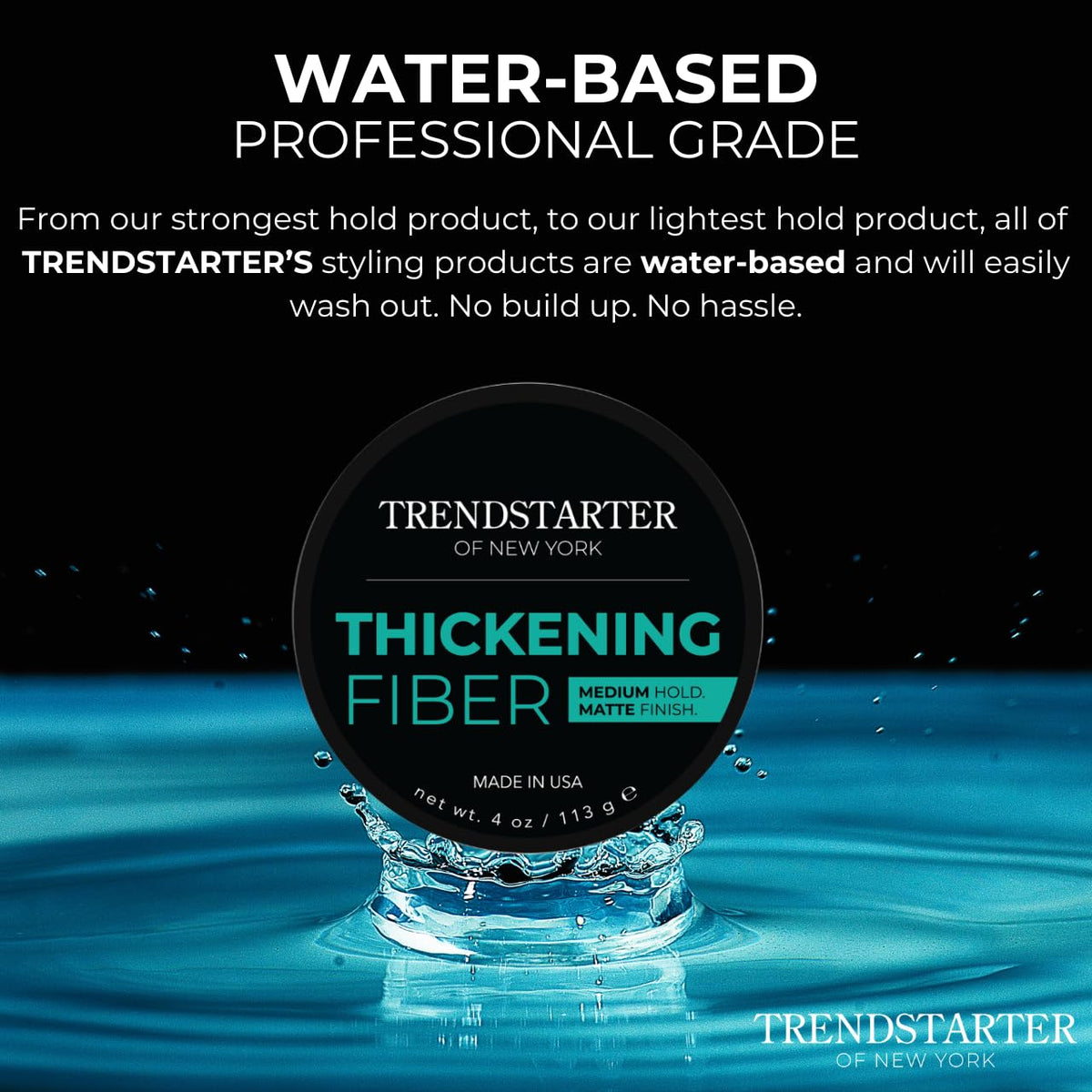 TRENDSTARTER Thickening Fiber 4oz ingredients list