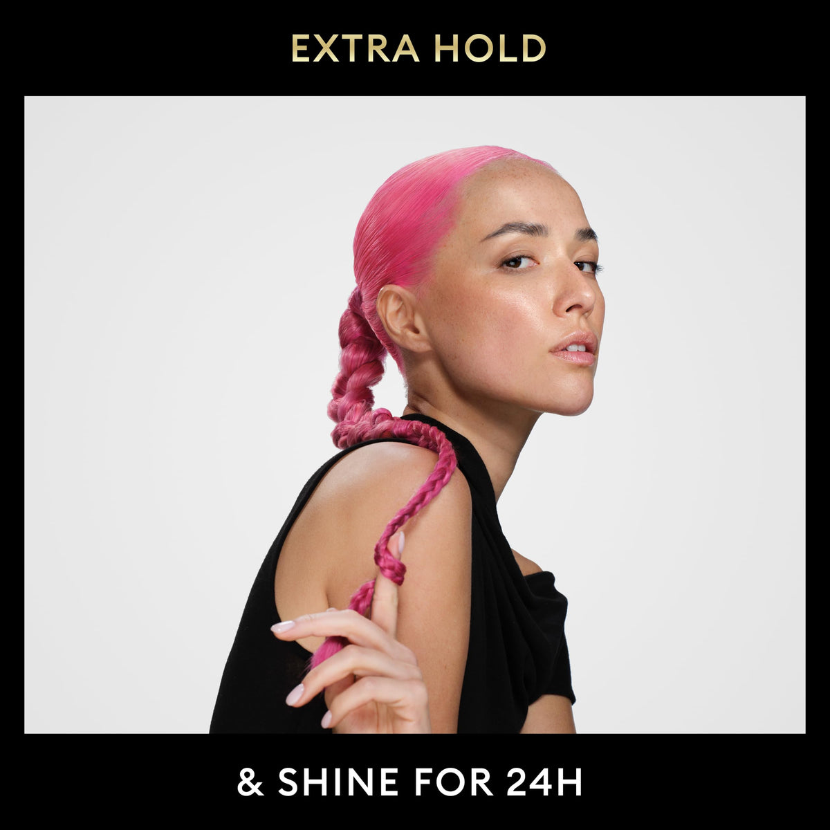 TRESemmé Extra Hold Hair Gel with styling tools