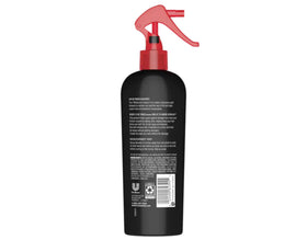 TRESemmé Heat Tamer Spray packaging with three bottles
