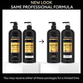 TRESemmé Rich Moisture Shampoo and Conditioner 28 oz side view