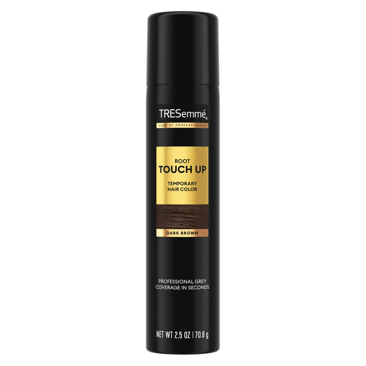 TRESemmé Temporary Hair Colour Root Touch-Up Dark Brown spray front view