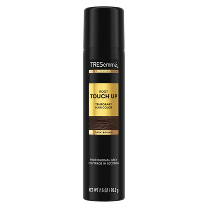 TRESemmé Temporary Hair Colour Root Touch-Up Dark Brown spray front view