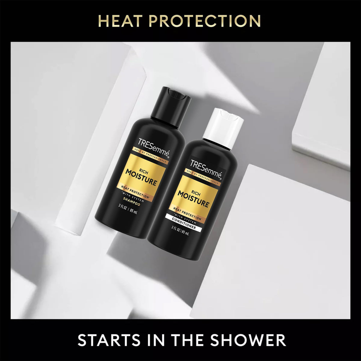 TRESemmé Travel Shampoo bottle with label visible