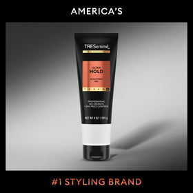 TRESemmé Ultra Hold Gel 9 oz application on damp hair