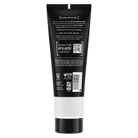 TRESemmé Ultra Hold Gel 9 oz back view with ingredient list