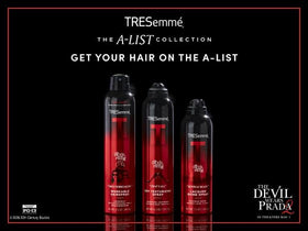 TRESemmé Workable Hairspray A-List Collection back view
