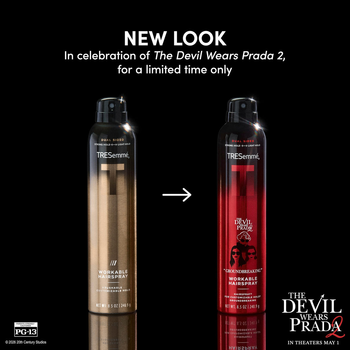 TRESemmé Workable Hairspray A-List Collection in lifestyle setting