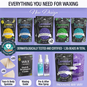Tress Wellness Pre Wax Spray and After Wax Spray bottles