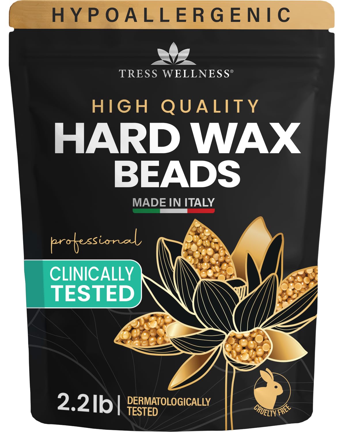 Tress Wellness Wax Beads 2.2 lbs front view packaging