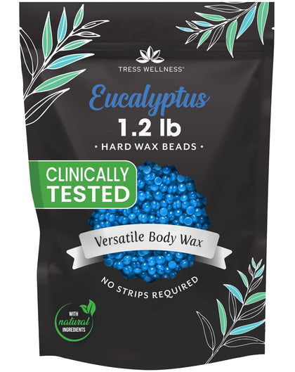 Tress Wellness Wax Beads Eucalyptus 1.2lbs front view