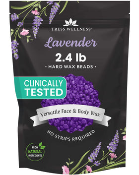 Tress Wellness Wax Beads Lavender 2.4 lb front view