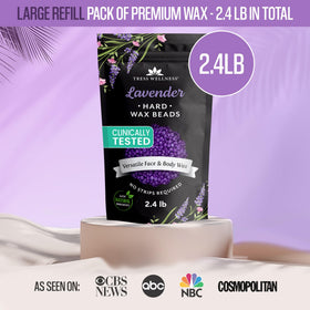 Tress Wellness Wax Beads Lavender 2.4 lb packaging