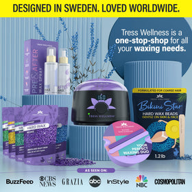 Tress Wellness Wax Beads with waxing guide booklet