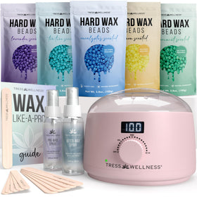 Tress Wellness Waxing Kit complete set with digital wax warmer