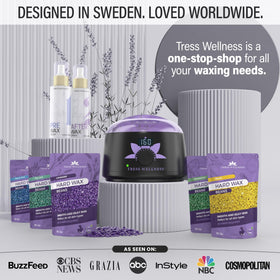 Tress Wellness Waxing Kit guide for waxing techniques