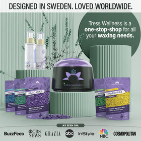 Tress Wellness Waxing Kit user guide and WaxPal app access