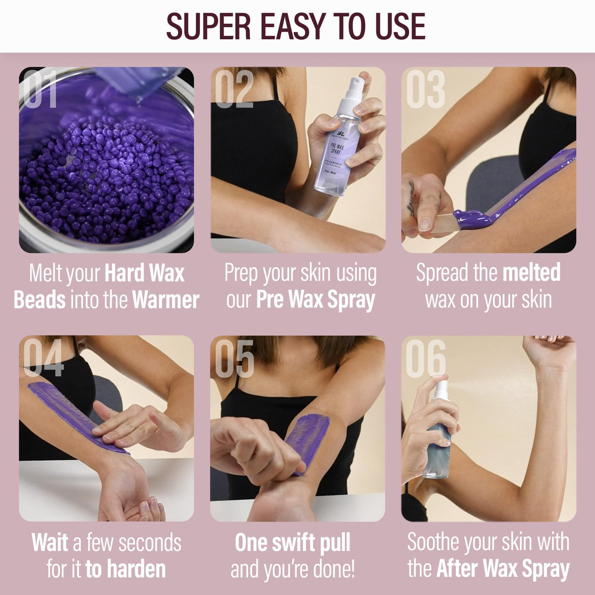 Tress Wellness Waxing Kit user manual and guide