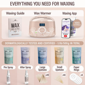 Tress Wellness Waxing Kit waxing sticks and sprays included