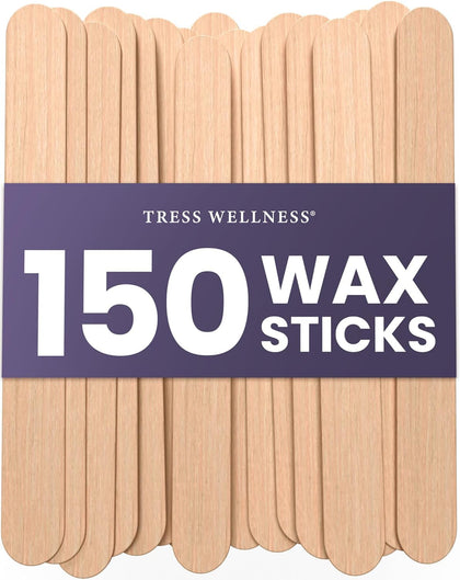 Tress Wellness Waxing Sticks 150 pack front view