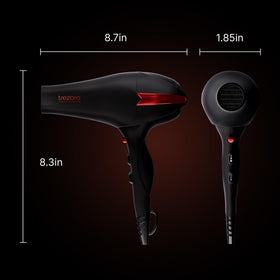 TREZORO hair dryer packaging and accessories