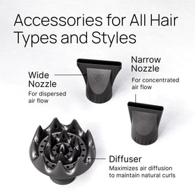 TREZORO hair dryer showing 8.2ft cord
