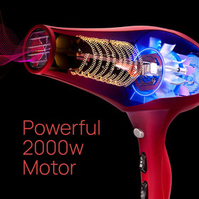 TREZORO Hair Dryer with cool shot button