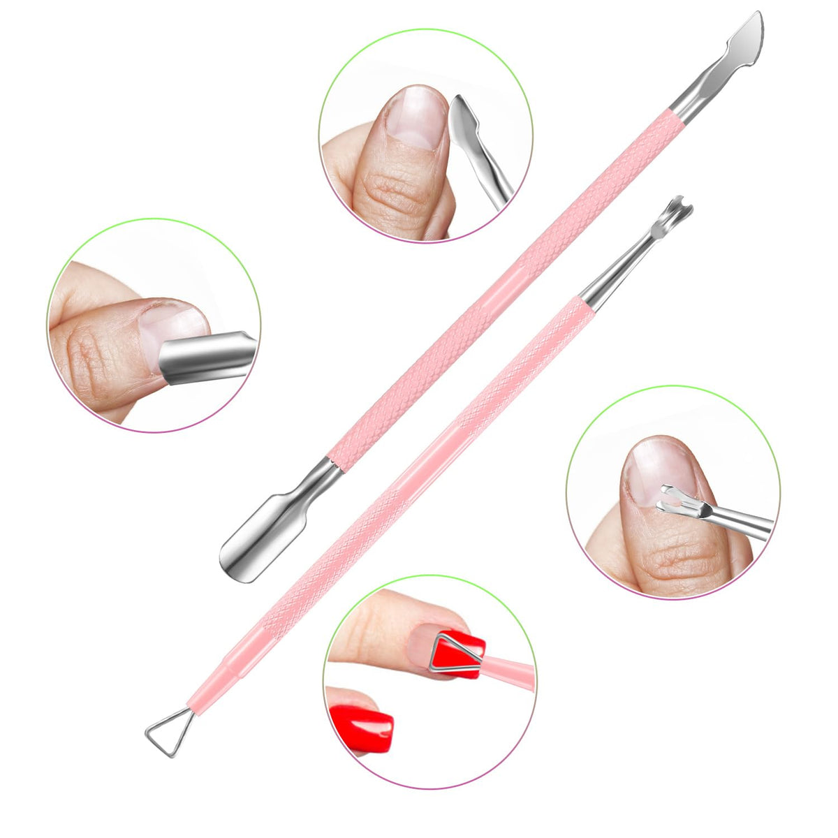 Triangle nail polish scraper from XUNXMAS set