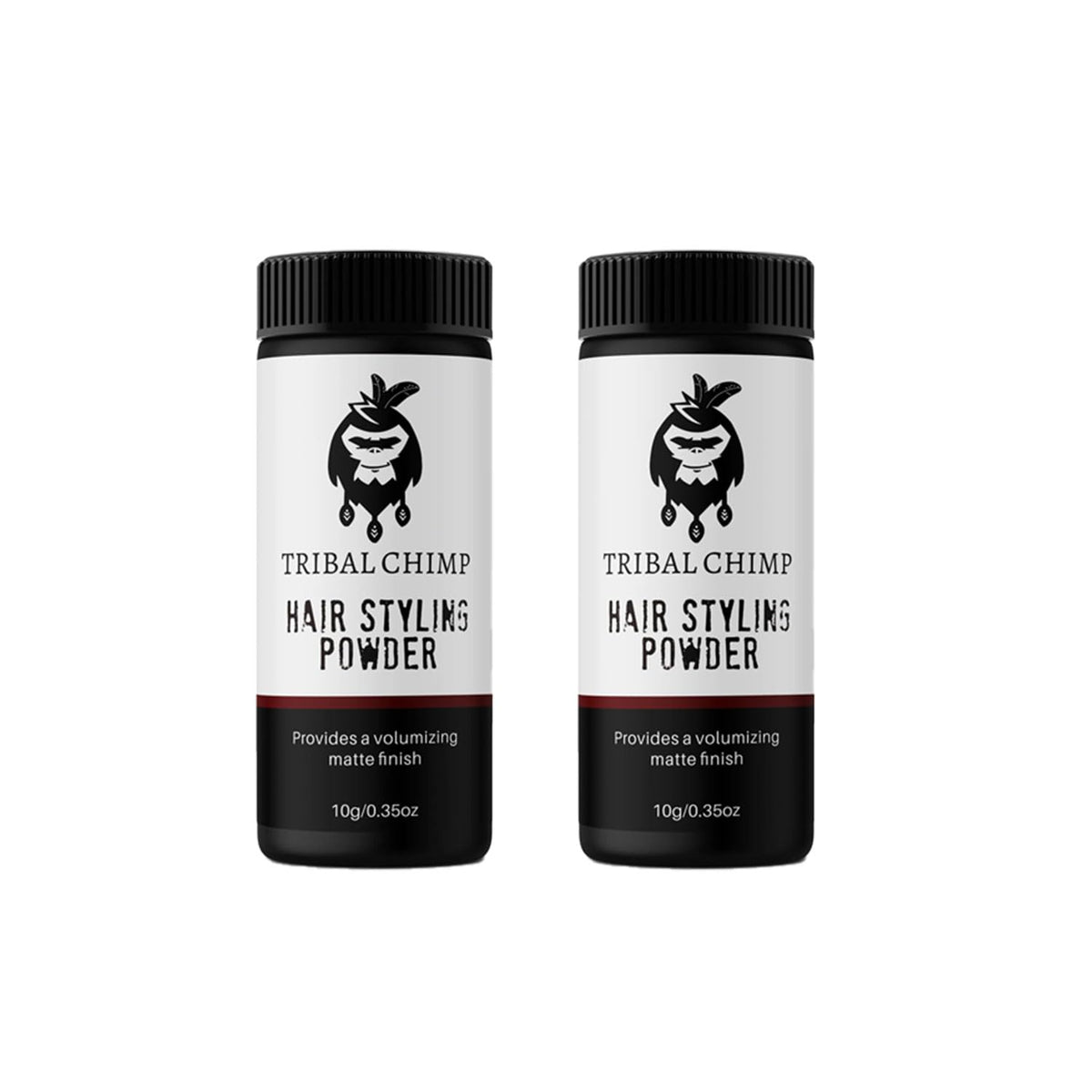 Tribal Chimp Hair Styling Powder front view, 10g packaging