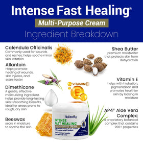TriDerma Intense Fast Healing Cream 4oz ingredients list