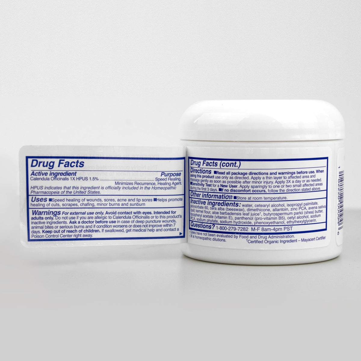 TriDerma Intense Fast Healing Cream 4oz packaging details