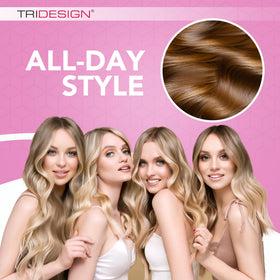 TRIDESIGN Aerogel Hair Spray bottle on a vanity