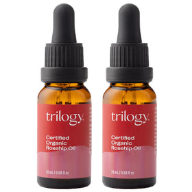 Trilogy Certified Organic Rosehip Oil Duo front view