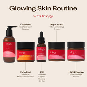 Trilogy Vital Moisturizing Cream application on skin