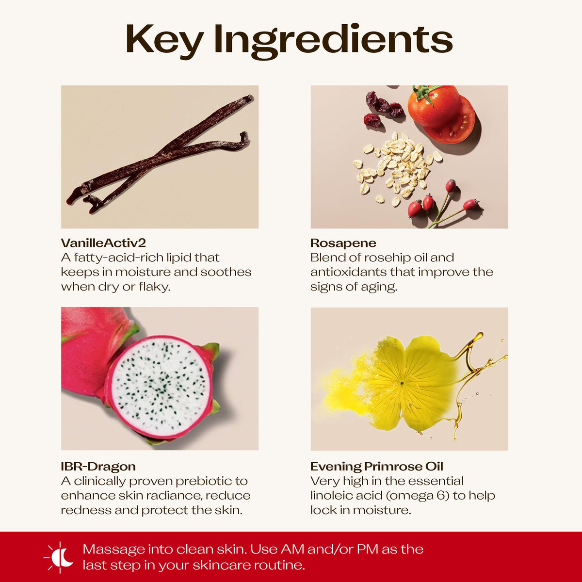 Trilogy Vital Moisturizing Cream packaging details