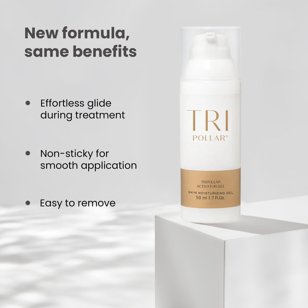 TriPollar Activator Gel application on skin