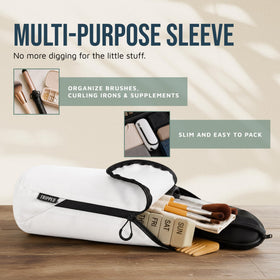 TRIPPED Travel Gear toiletry bag set in travel setting