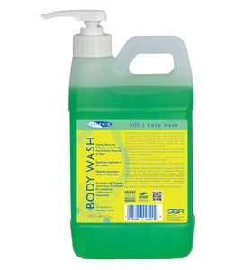 TRISWIM Chlorine Removal Body Wash 64oz jug with pump front view